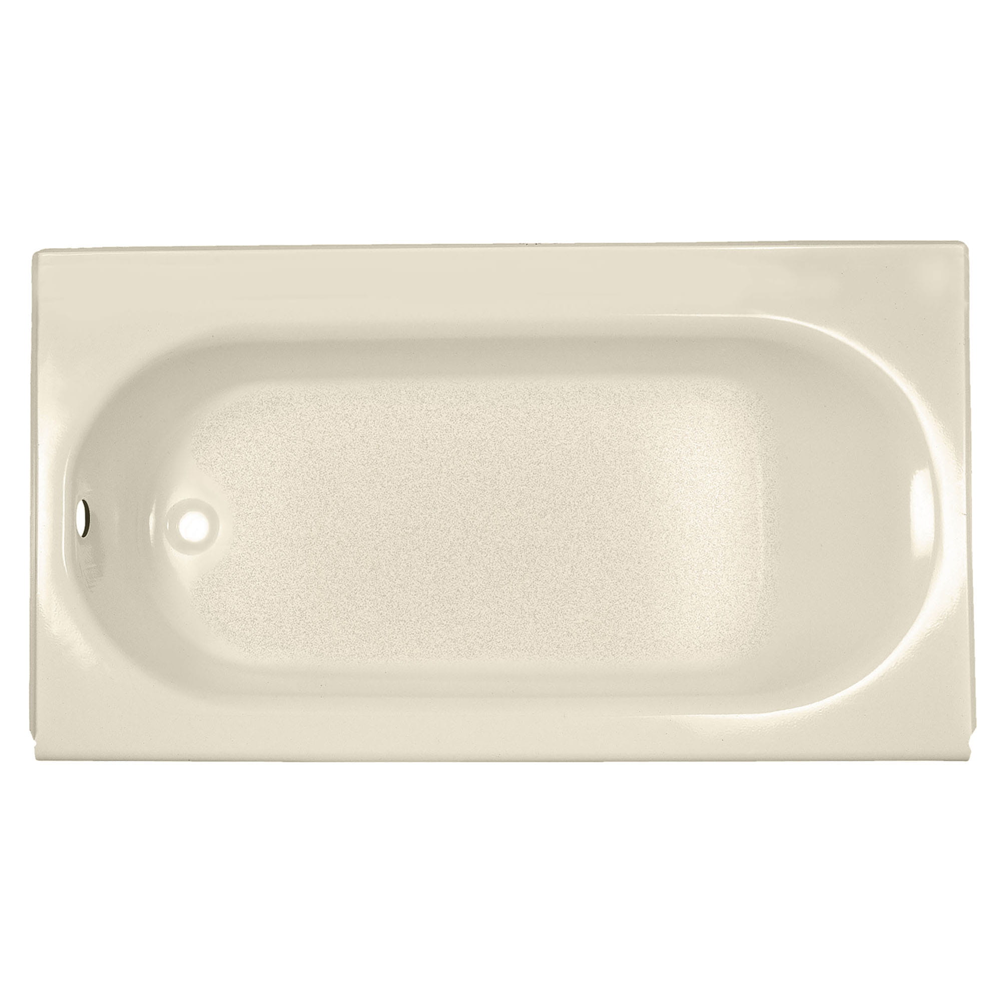 Princeton Americast 60 x 34 Inch Integral Apron Bathtub Left Hand Outlet With Luxury Ledge BONE
